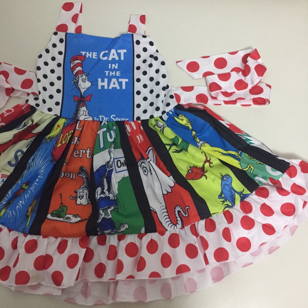 The cat in the hat cute twirl dress - Picture 4 of 8